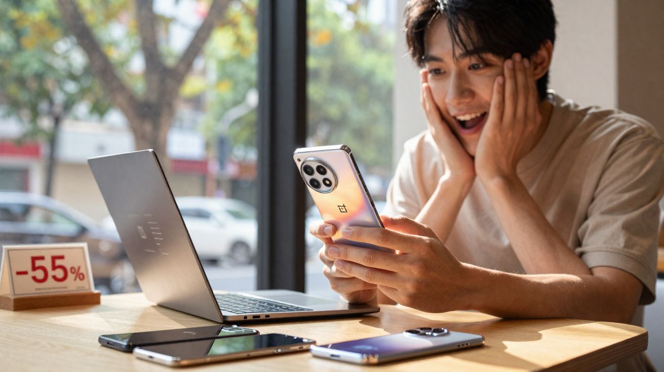 Com 55% de desconto, o OnePlus 13 assusta concorrentes como Samsung, Xiaomi e Apple 😱