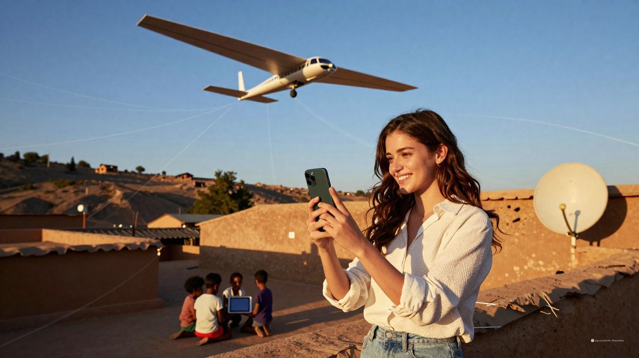 Mais potente que a Starlink, internet estratosférica pode conectar o mundo inteiro.