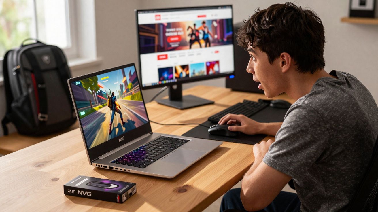 Notebook gamer em promoção: -270 € neste MSI com RTX 5070 e 32 GB DDR5.