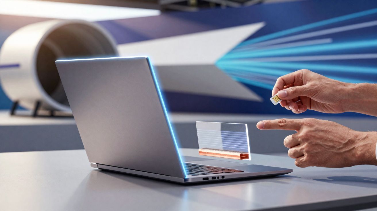 Primeiro laptop do mundo resfriado com plasma em vez de ventilador.